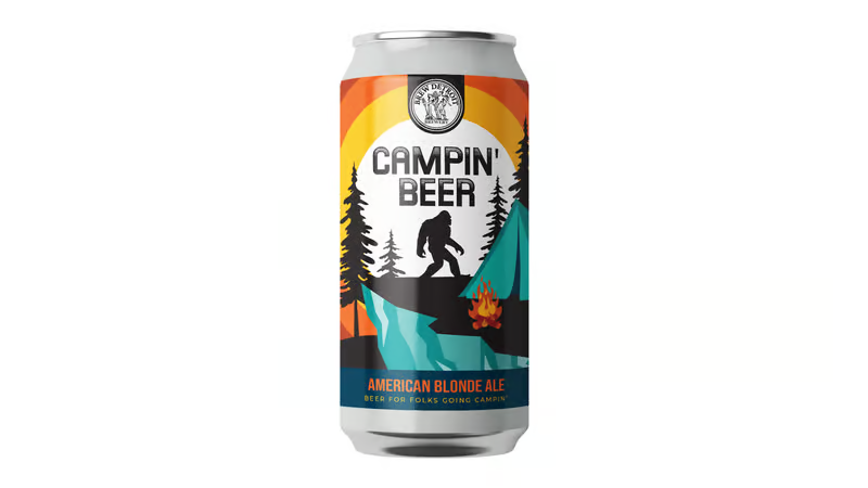 Brew Detroit Campin’ Beer Light American Blonde Ale Cans (16 oz x 4 ct)