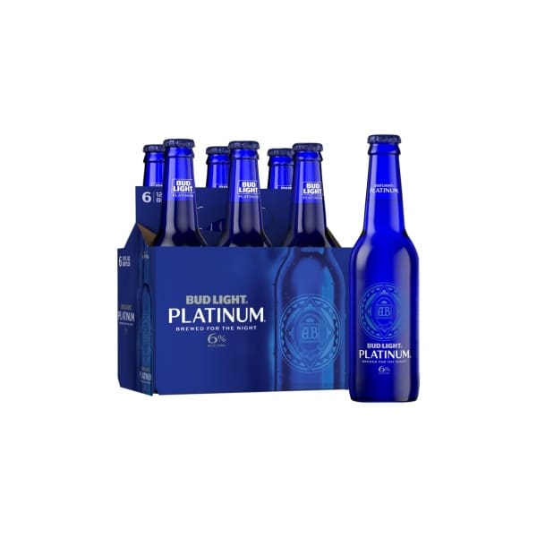 Bud Light Platinum Lager Bottles (12 oz x 6 ct) | Wolverine Lake Party ...