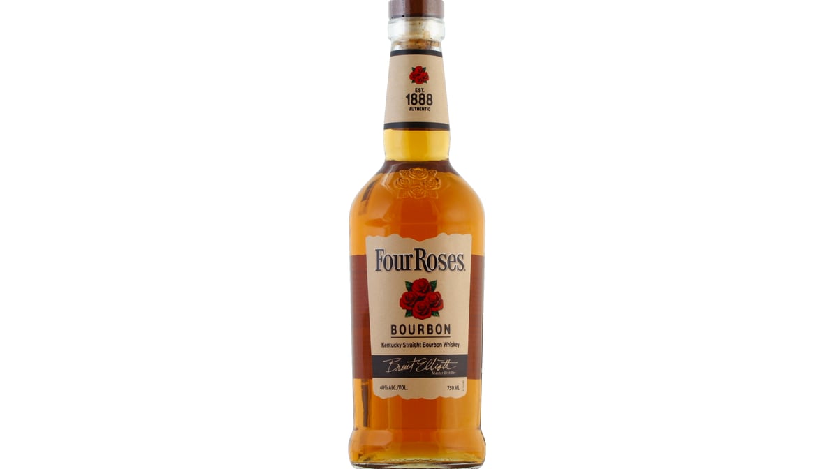 Four Roses Kentucky Straight Bourbon Whiskey Bottle (750 ml ...